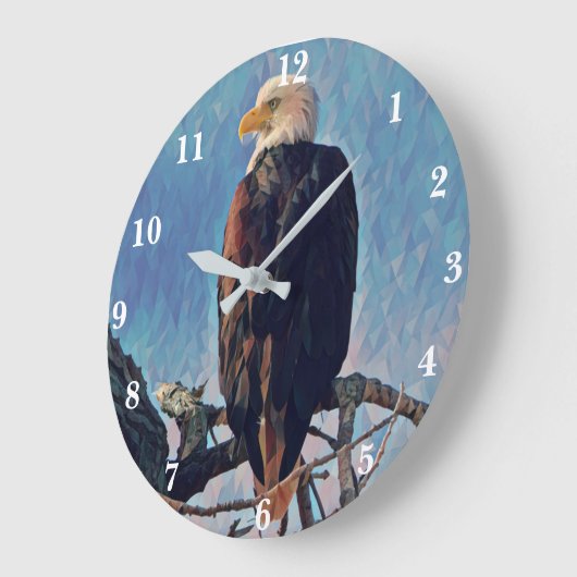 Bald Eagle Clock Grote Klok (Hoek)
