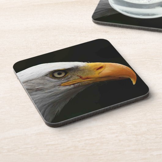 Bald Eagle coastercnm Bier Onderzetter (Linkerzijde)
