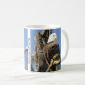 Bald Eagle Coffee Mok door BirdingCollectibles (Voorkant rechts)