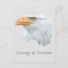 Bald Eagle Courage & Freedom aanpasbaar Briefkaart