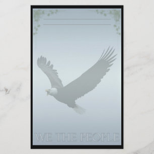 Bald Eagle Custom Stationery Briefpapier