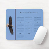 Bald Eagle: Customize full year 2026 calendar Muismat (Met muis)