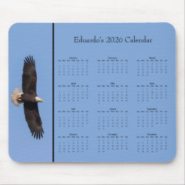Bald Eagle: Customize full year 2026 calendar Muismat