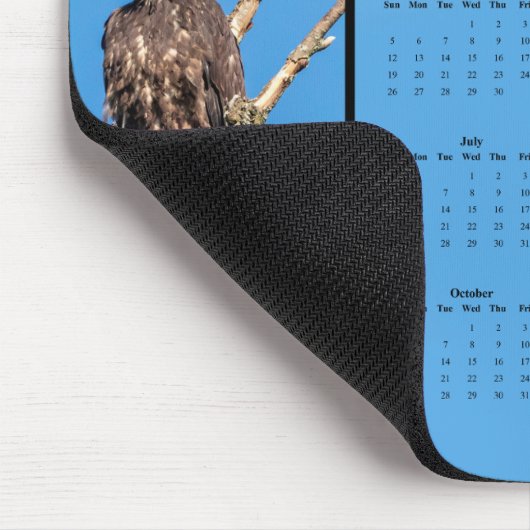 Bald Eagle: Customize full year 2026 calendar Muismat (Hoek)