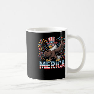 Bald Eagle Dancing ‘Amerika T-shirt Funny Patrioti Koffiemok