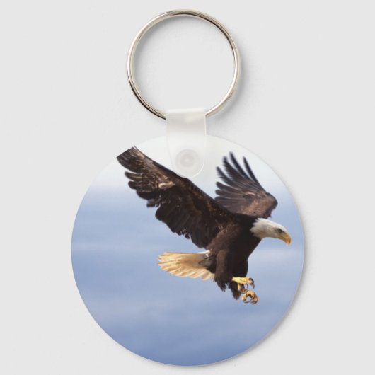 Bald Eagle Dive Sleutelhanger (Voorkant)