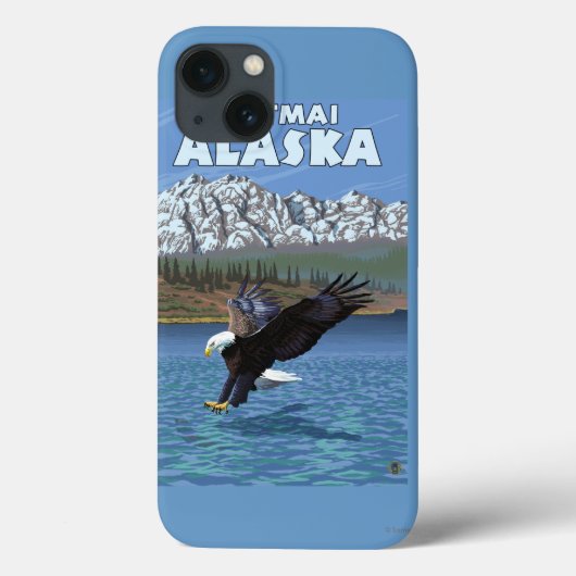 Bald Eagle Diving - Katmai, Alaska Case-Mate iPhone Case (Achterkant)