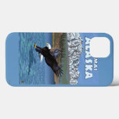 Bald Eagle Diving - Katmai, Alaska Case-Mate iPhone Case (Achterkant (horizontaal))