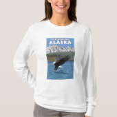 Bald Eagle Diving - Petersburg, Alaska T-shirt (Voorkant)