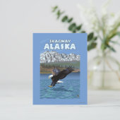 Bald Eagle Diving - Skagway, Alaska Briefkaart (Staand voorkant)