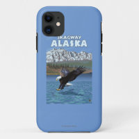 Bald Eagle Diving - Skagway, Alaska