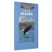 Bald Eagle Diving - Skagway, Alaska Klembord (Rechts)