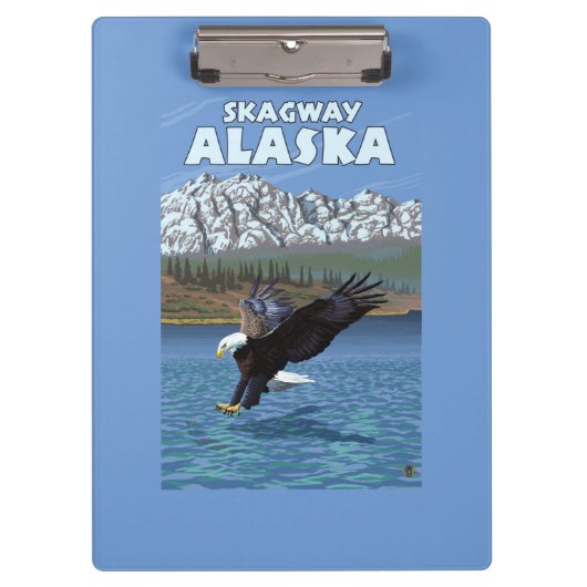 Bald Eagle Diving - Skagway, Alaska Klembord (Voorkant)
