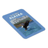 Bald Eagle Diving - Skagway, Alaska Magneet (Rechterzijde)