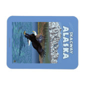 Bald Eagle Diving - Skagway, Alaska Magneet (Horizontaal)