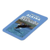 Bald Eagle Diving - Skagway, Alaska Magneet (Linkerzijde)