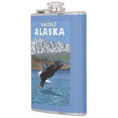 Bald Eagle Diving - Valdez, Alaska Heupfles (Links)