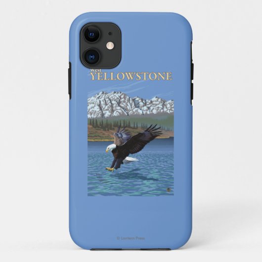 Bald Eagle Diving - West Yellowstone, MT Case-Mate iPhone Case (Achterkant)