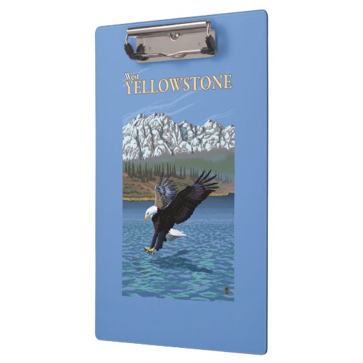 Bald Eagle Diving - West Yellowstone, MT Klembord (Links)