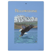 Bald Eagle Diving - West Yellowstone, MT Klembord (Achterkant)