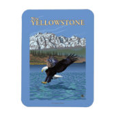 Bald Eagle Diving - West Yellowstone, MT Magneet (Verticaal)