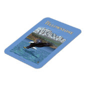 Bald Eagle Diving - West Yellowstone, MT Magneet (Linkerzijde)