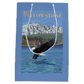 Bald Eagle Diving - West Yellowstone, MT Medium Cadeauzakje (Achterkant)