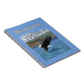 Bald Eagle Diving - West Yellowstone, MT Notitieboek (Rechterzijde)