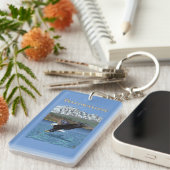 Bald Eagle Diving - West Yellowstone, MT Sleutelhanger (Voorkant Rechts)