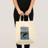 Bald Eagle Diving - West Yellowstone, MT Tote Bag (Voorkant (product))