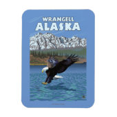 Bald Eagle Diving - Wrangell, Alaska Magneet (Verticaal)