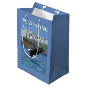 Bald Eagle Diving - Wyoming Medium Cadeauzakje (Voorkant Gekanteld)
