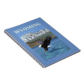 Bald Eagle Diving - Wyoming Notitieboek (Rechterzijde)