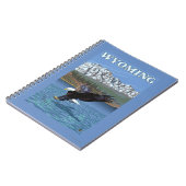 Bald Eagle Diving - Wyoming Notitieboek (Linkerzijde)