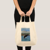 Bald Eagle Diving - Wyoming Tote Bag (Voorkant (product))