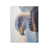 Bald Eagle Double Exposure Dierlijke Natuur Wilder Notitieblok (Linkerzijde)