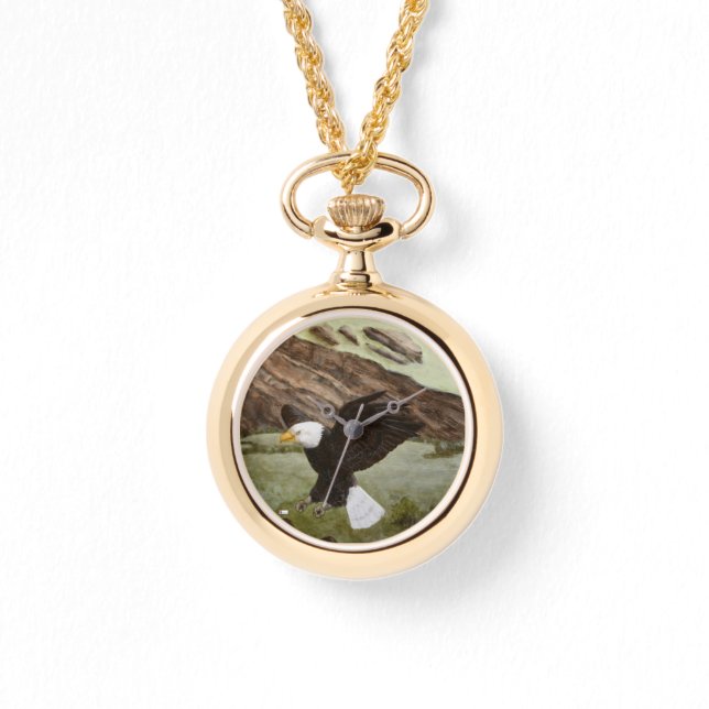 Bald Eagle Double Rap Gold Watch Horloge (Voorkant)