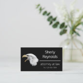 Bald Eagle elegant aanpasbaar Visitekaartje (Staand voorkant)