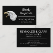 Bald Eagle elegant aanpasbaar Visitekaartje (Voorkant / Achterkant)