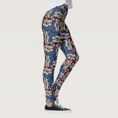 Bald Eagle en American Flag Patriotic Leggings (Rechts)