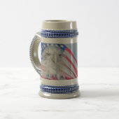Bald Eagle en de Amerikaanse vlag Bierpul (Voorkant links)