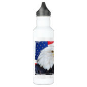 Bald Eagle en Flag Waterfles (Links)