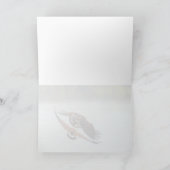 Bald Eagle en Goose Wildlife Blank Feestdagen Kaart (Binnen)