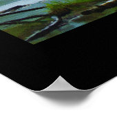 Bald Eagle en Misty Alaskan Motivatie Poster (Hoek)