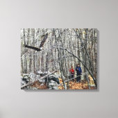 Bald Eagle Encounter Canvas Afdruk (Voorkant)