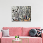 Bald Eagle Encounter Canvas Afdruk (Insitu (Woonkamer))