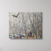Bald Eagle Encounter Canvas Afdruk (Voorkant)