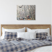 Bald Eagle Encounter Canvas Afdruk (Insitu (Slaapkamer))