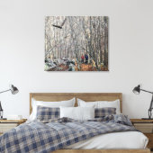 Bald Eagle Encounter Canvas Afdruk (Insitu (Slaapkamer))