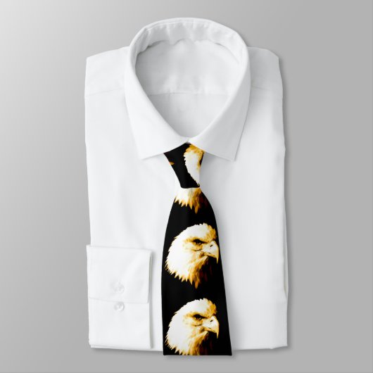 Bald Eagle Eye Necktie Stropdas (Gebonden)